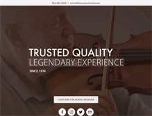 Tablet Screenshot of baroqueviolinshop.com